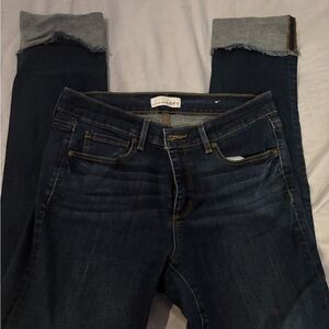LOFT Dark Indigo Ankle Jeans